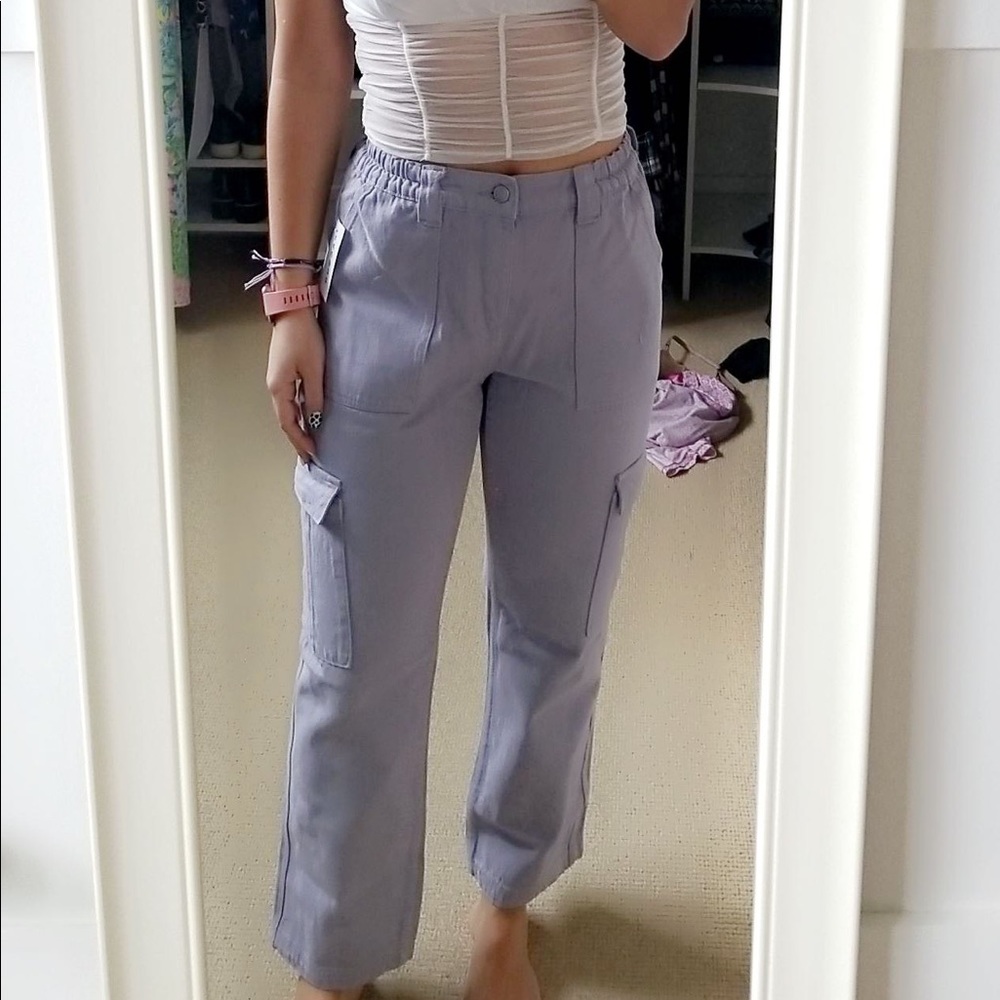 Pacsun Lilac Cargo Denim
